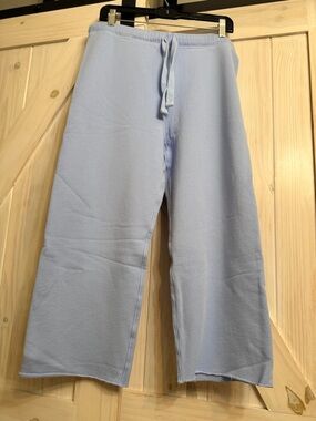 NWT Frank and Eileen, Catherine triple Terry sweatpants in blueberry size medium